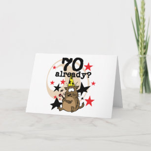Tarjeta Ya 70 cumpleaños