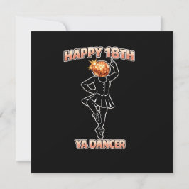 Tarjeta Ya Dancer Cumpleaños Divertido Escocés Escocia