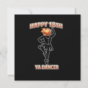 Tarjeta Ya Dancer Cumpleaños Divertido Escocés Escocia