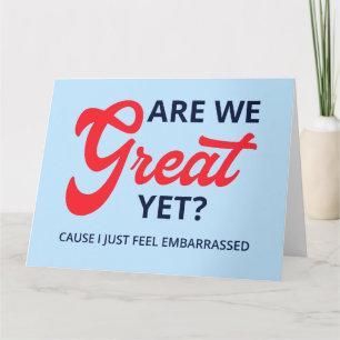 Tarjeta ¿Ya Estamos Geniales? Porque me siento avergonzado