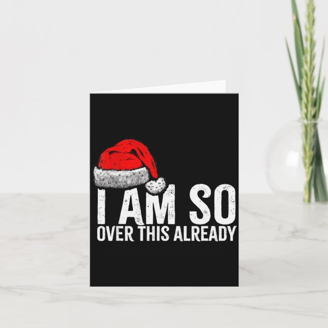 Tarjeta Ya Estoy Harto De Esto, Divertido Inapropiado Navi (Anverso)