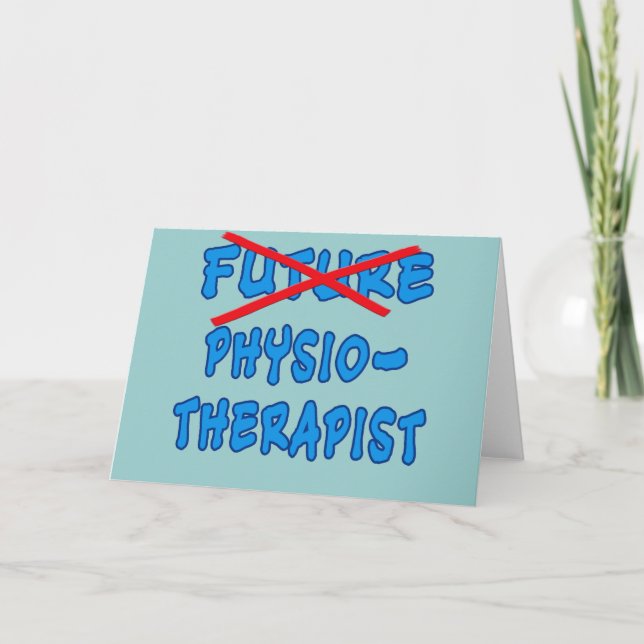 Tarjeta Ya no es fisioterapeuta futuro (Anverso)