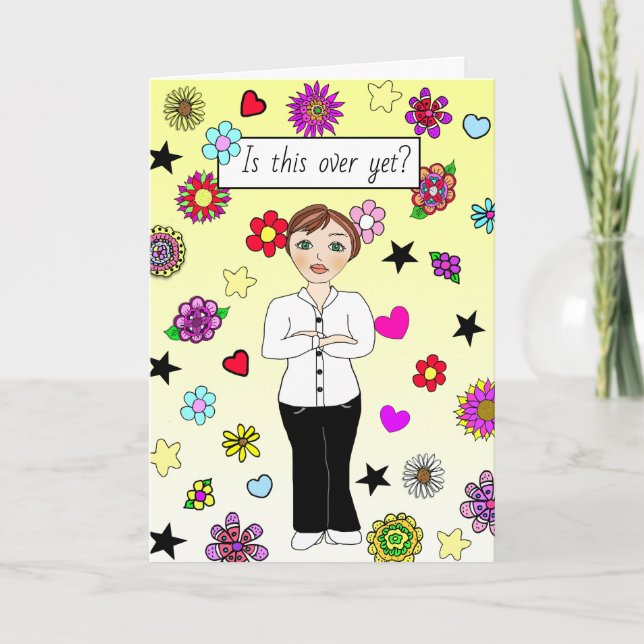 Tarjeta ¿Ya terminó esto? Pandemia, aislamiento social, se (Anverso)