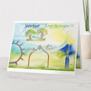 Tarjeta Yahrtzeit: Mapeando el viaje: Doliente y Alma
