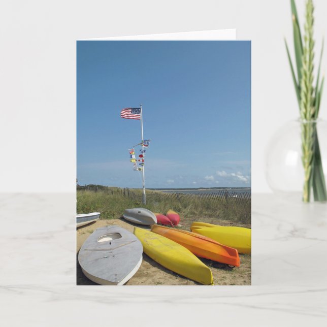 Tarjeta Yarda Wellfleet del barco de Cape Cod (Anverso)