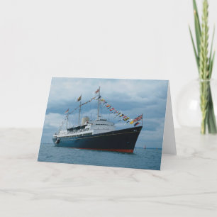 Tarjeta Yate real británico "Britannia"