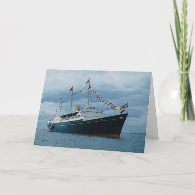 Tarjeta Yate real británico "Britannia" (Anverso)