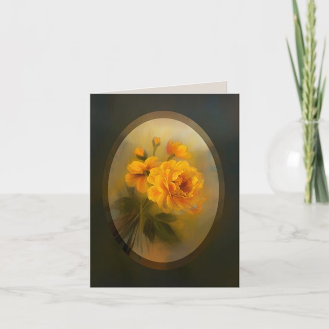 Tarjeta Yellow Roses (3 sizes) (Anverso)