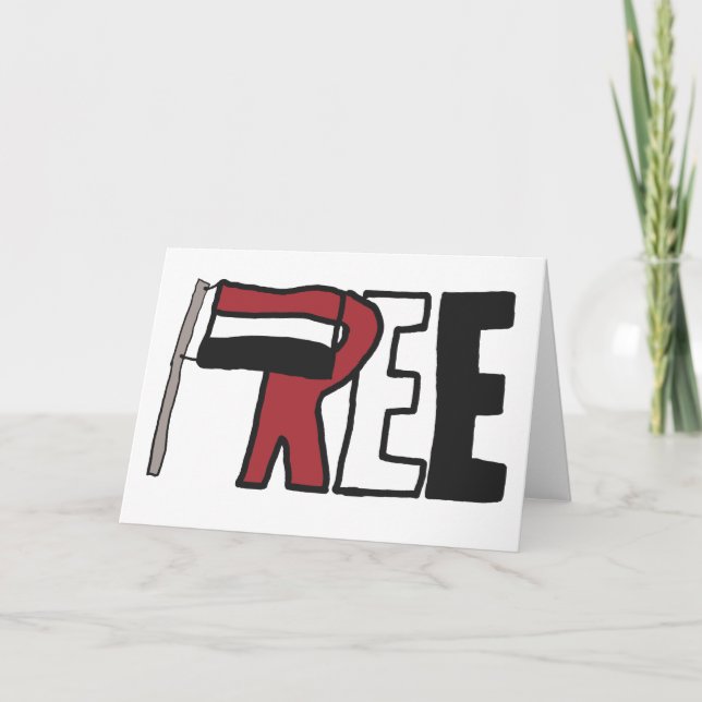 Tarjeta Yemen libre (Anverso)