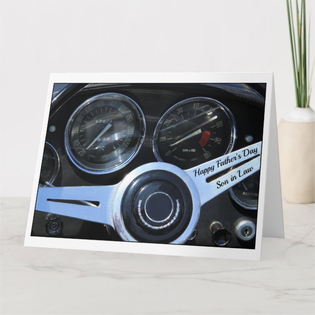 Tarjeta yerno Feliz Día del Padre (Anverso)