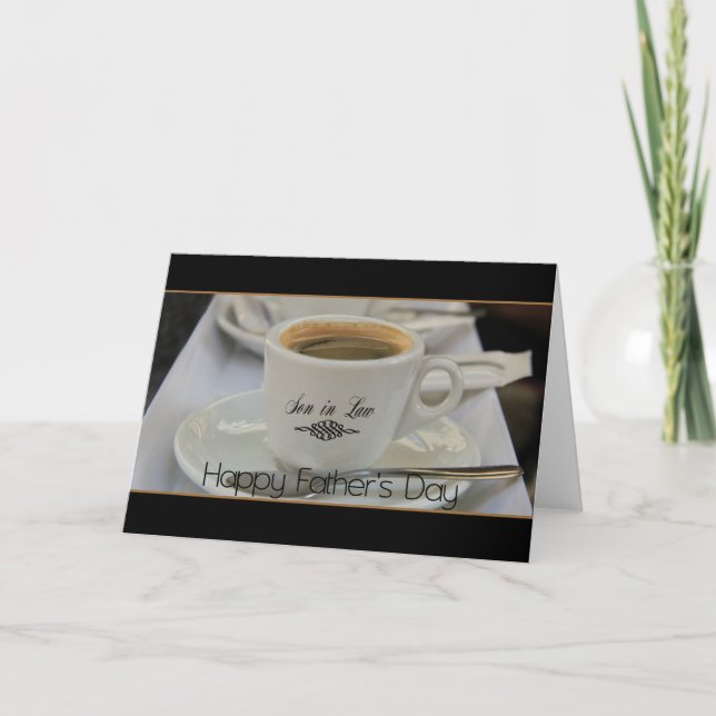 Tarjeta yerno Feliz Día del Padre (Anverso)