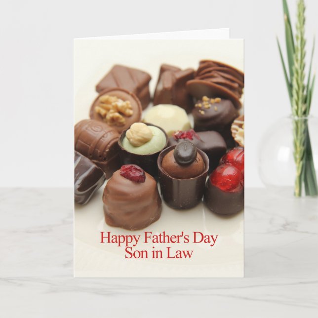 Tarjeta yerno Feliz Día del Padre (Anverso)