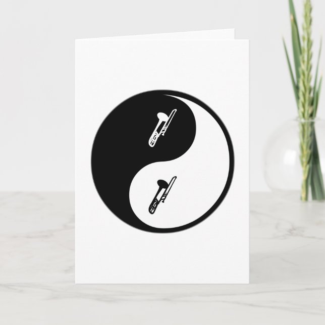 Tarjeta Yin Yang Trombone (Anverso)