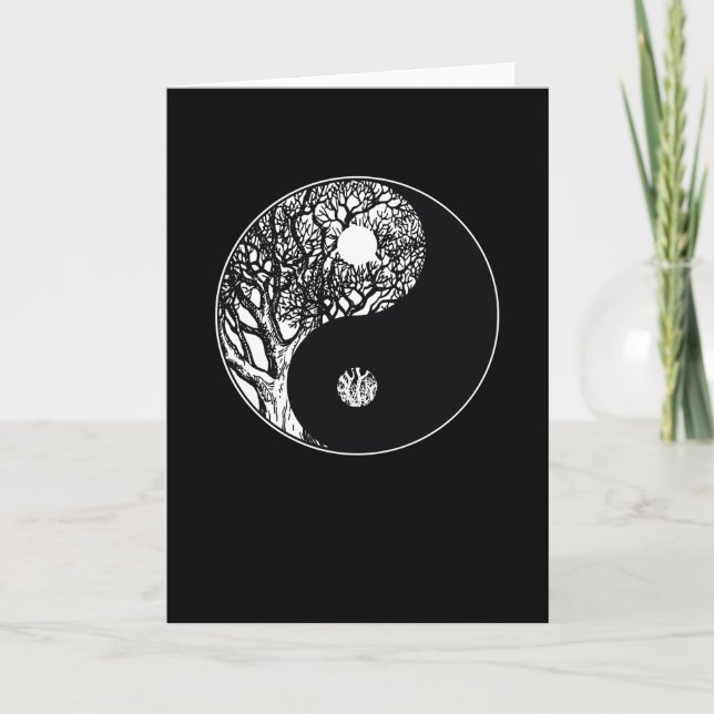 Tarjeta Ying Yang Meditation (Anverso)