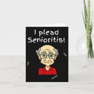 Tarjeta Yo Prometo La Senioristis. Una anciana anciana env