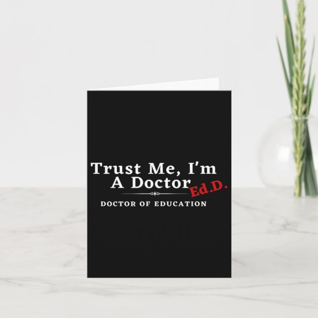 Tarjeta Yo soy Médica Médica de Educación Ed.d Edd (Anverso)