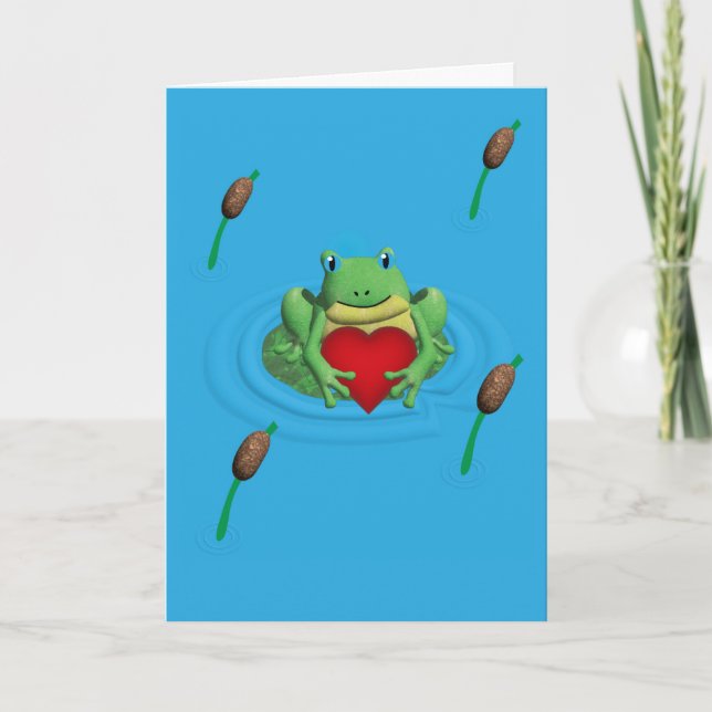 Tarjeta Yo Te Adoro Totalmente Día de San Valentín (Anverso)