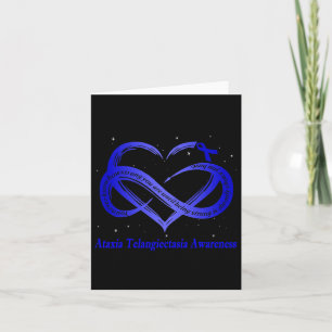 Tarjeta Yo Uso Azul Para Ataxia Telangiectasia Conciencia
