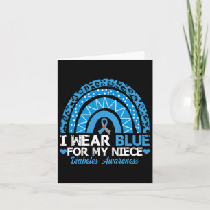 Tarjeta Yo Uso Azul Para Mi Niñez La Conciencia Sobre La D