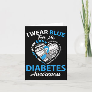 Tarjeta Yo Uso Azul Para Mí Tipo 1 Diabetes Mes De Concien
