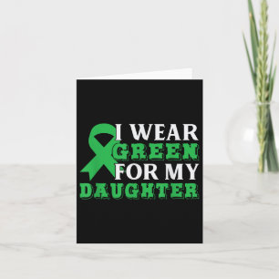 Tarjeta Yo Uso El Verde Para Mi Hija Awarene De Salud Ment