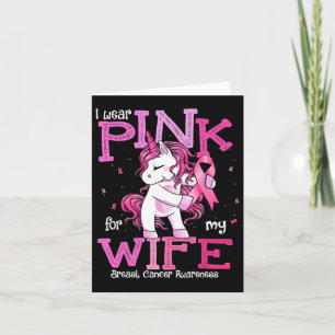 Tarjeta Yo Uso Rosa Para Mi Esposa Camisa Con La Ayuda Del