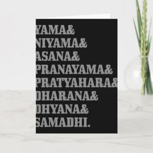 Tarjeta Yoga Budismo Hinduismo Sánscrito Buda Yogui Espíri