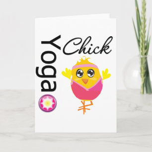 Tarjeta Yoga Chick