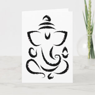 Tarjeta Yoga Hindú Indio Meditación Deepavali Diwali Rang