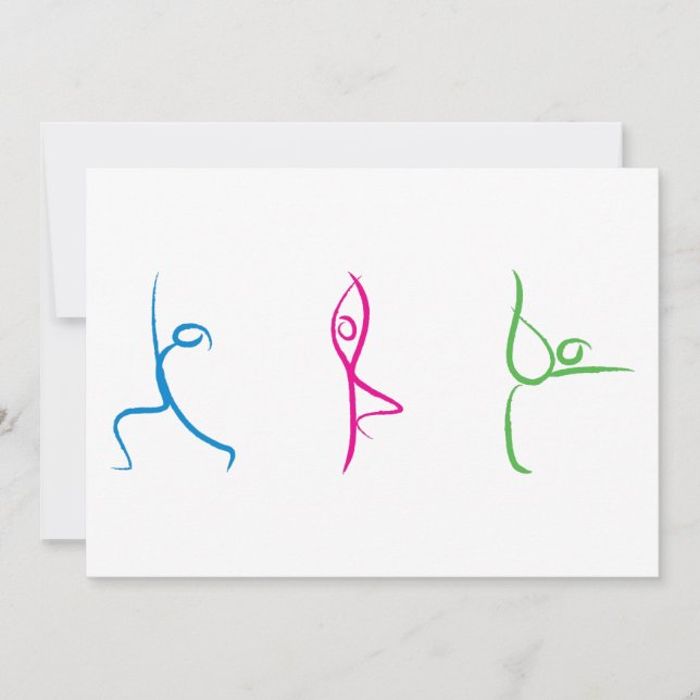 Tarjeta Yoga Pose (Anverso)