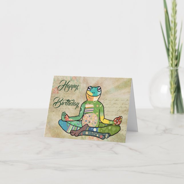 Tarjeta Yogafrosch (Anverso)