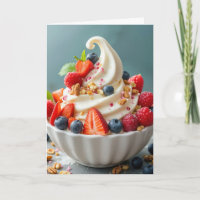Yogur Congelado De Cumpleaños Con Berries