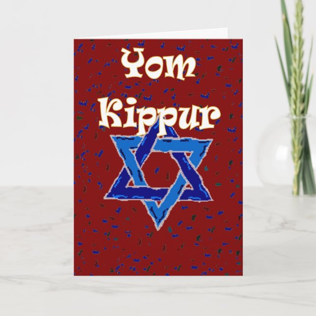 Tarjeta Yom Kippur (Anverso)