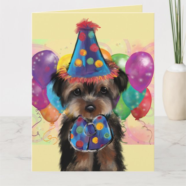 TARJETA YORKIE               (Anverso)