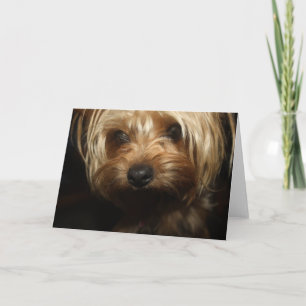 Tarjeta Yorkie