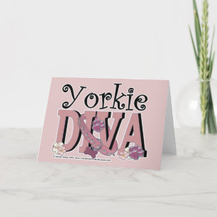 Tarjeta Yorkie DIVA
