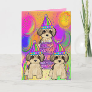 Tarjeta Yorkie Poo