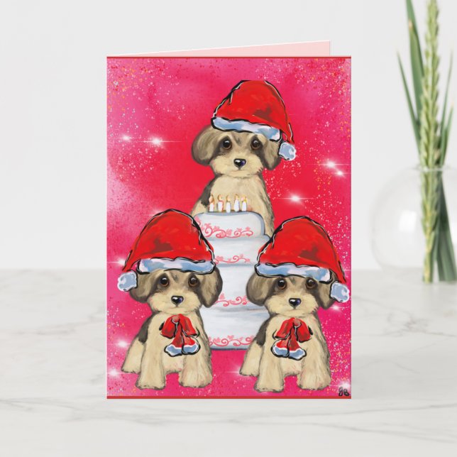 Tarjeta Yorkie Poo (Anverso)