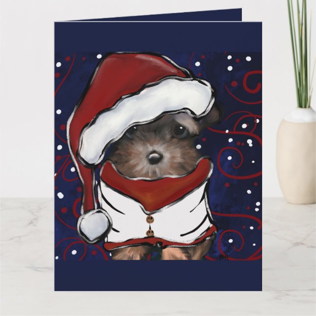 Tarjeta Yorkie Poo (Anverso)
