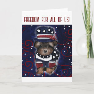 Tarjeta Yorkie Poo