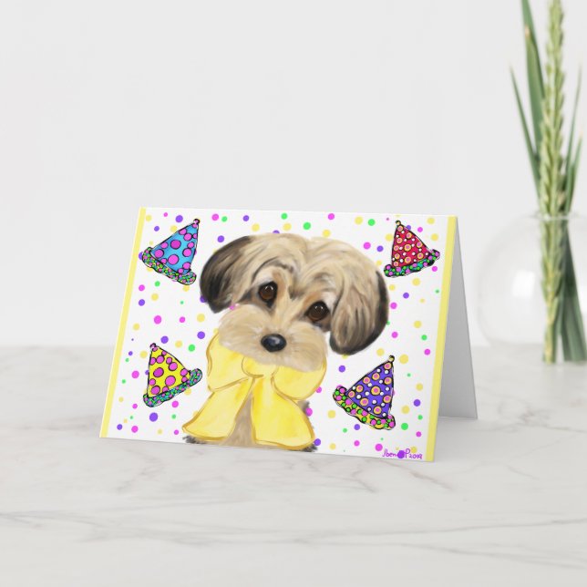 TARJETA YORKIE POO (Anverso)