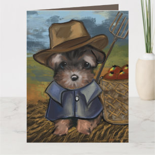 Tarjeta Yorkie Poo