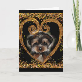 Tarjeta Yorkie Poo