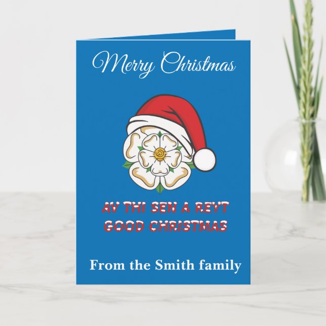 Tarjeta Yorkshire Christmas Av Thi Sen A Reyt Good Christm (Anverso)