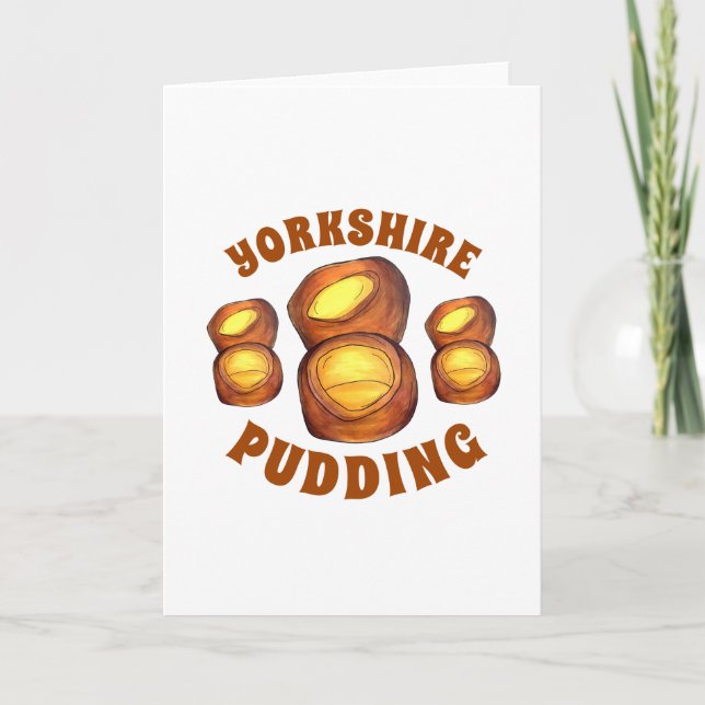 Tarjeta Yorkshire Pudding Sunday Roast Reino Unido Comida  (Anverso)