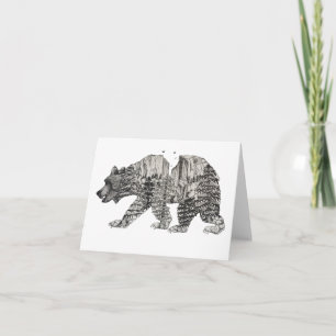 Tarjeta Yosemite Bear