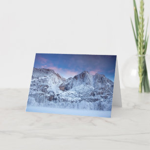 Tarjeta Yosemite cae al sol