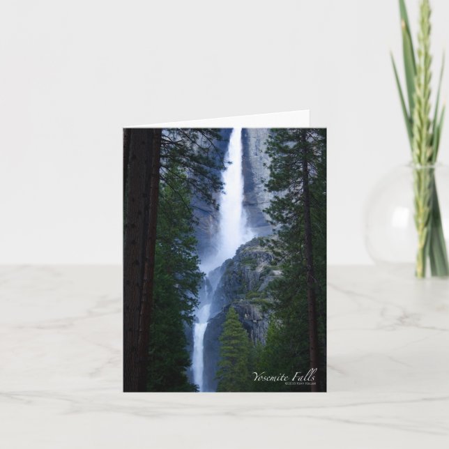 Tarjeta Yosemite_Falls_card (Anverso)