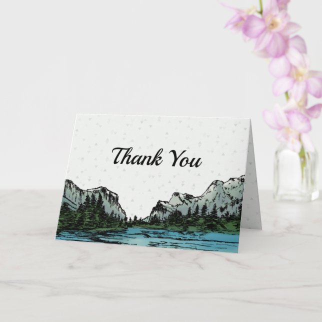 Tarjeta Yosemite Inspired Gracias (Orquídea)