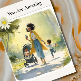Tarjeta You Are Amazing - African American Mother's Day 